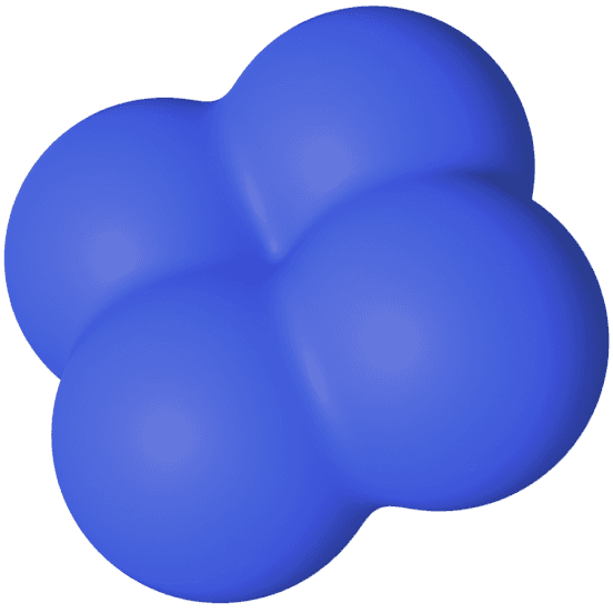 Blue figure