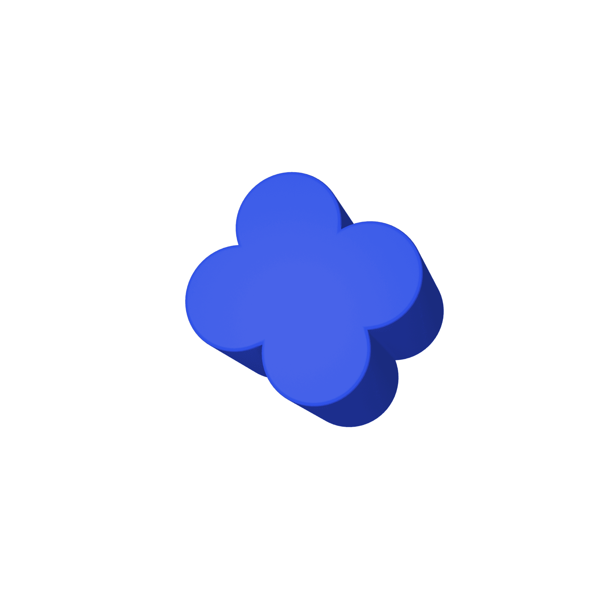 Blue figure